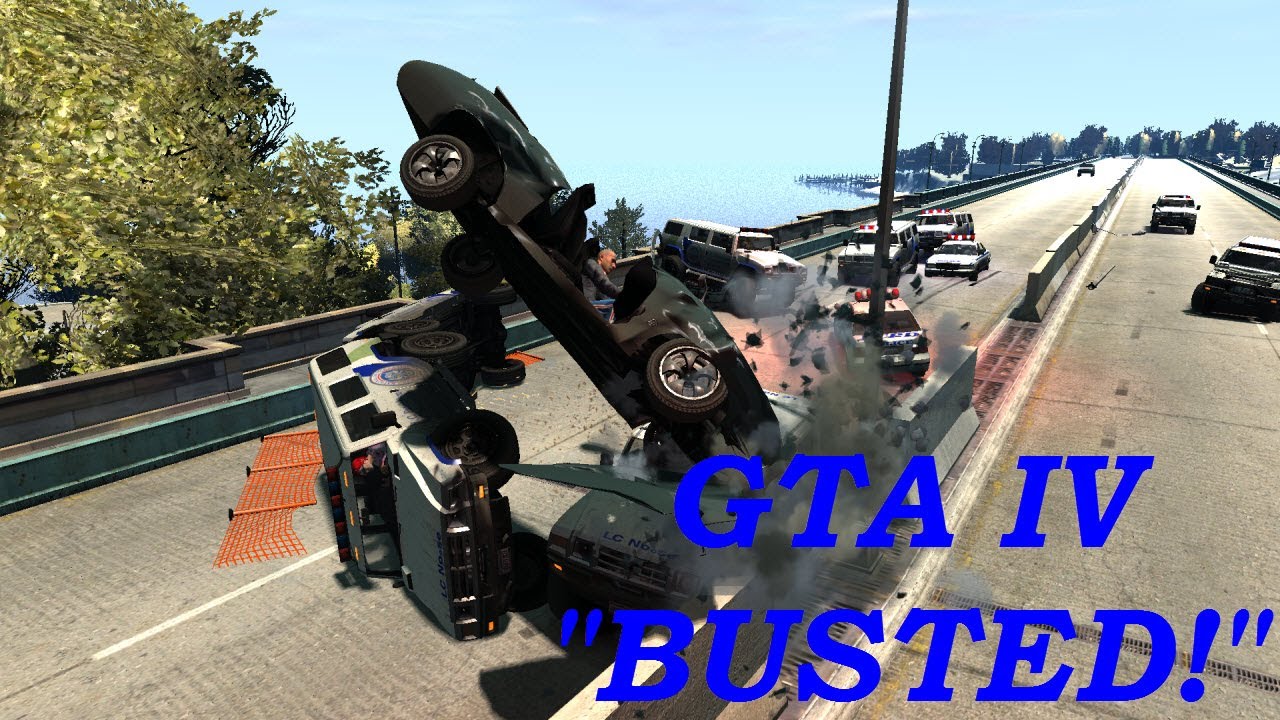 GTA IV Multiplayer Event - BUSTED! x6 & Demolition Derby x2
