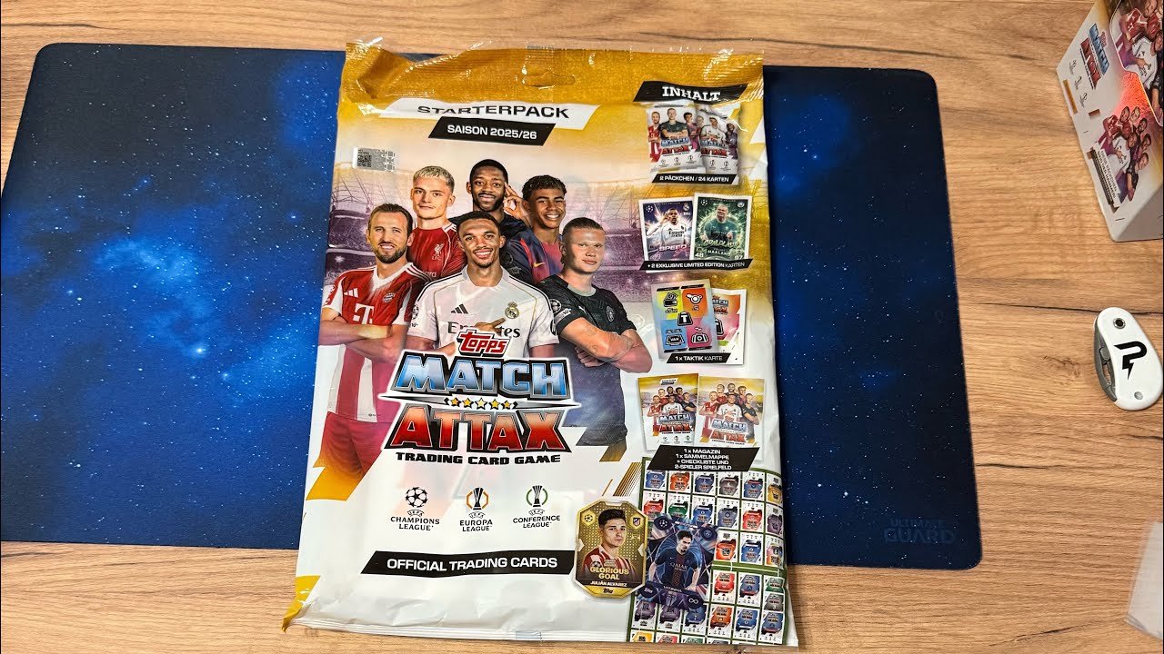 Topps Match Attax Champions League 2025/26 / Sammelkarten | Starter Pack 🔥