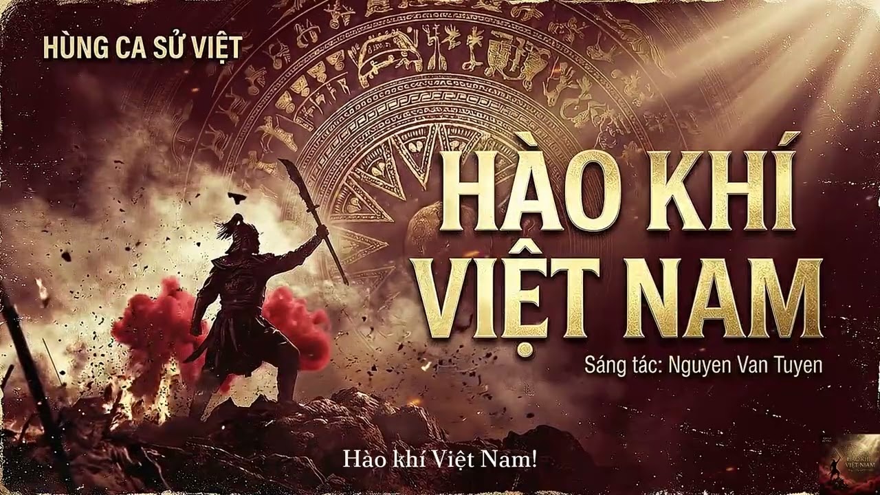 HÀO KHÍ VIỆT NAM (Hùng ca sử Việt) | ST: NGUYEN VAN TUYEN | Từ bạch đằng sóng cuộn long trời