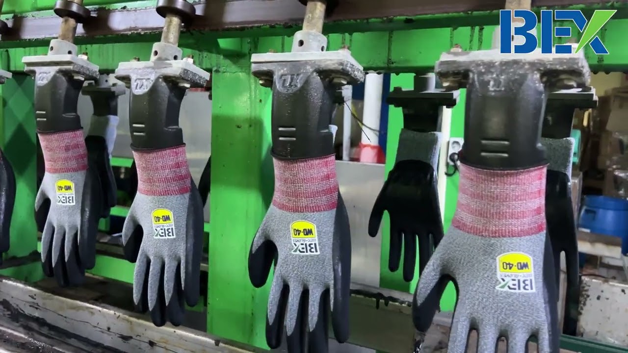 [업체요청] BEX GLOVE / BEX 장갑 / 코팅장갑 생산과정