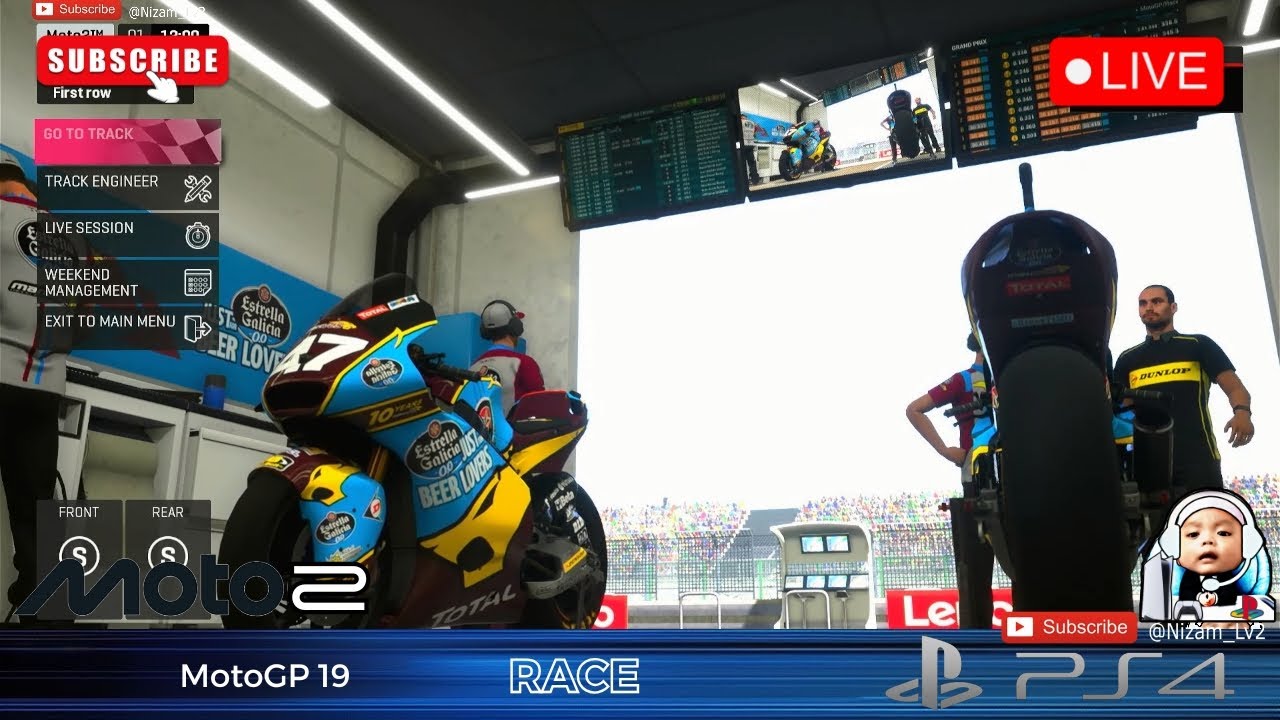 Race moto2 - Road to Motogp -  Motogp 19 Career - Playstation 4
