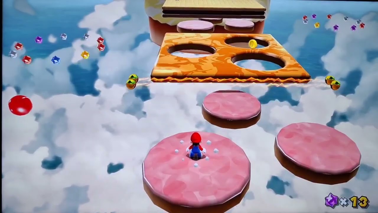 Super mario galaxy  Part 8 Rocky road  pull star path and kamellas airship attack