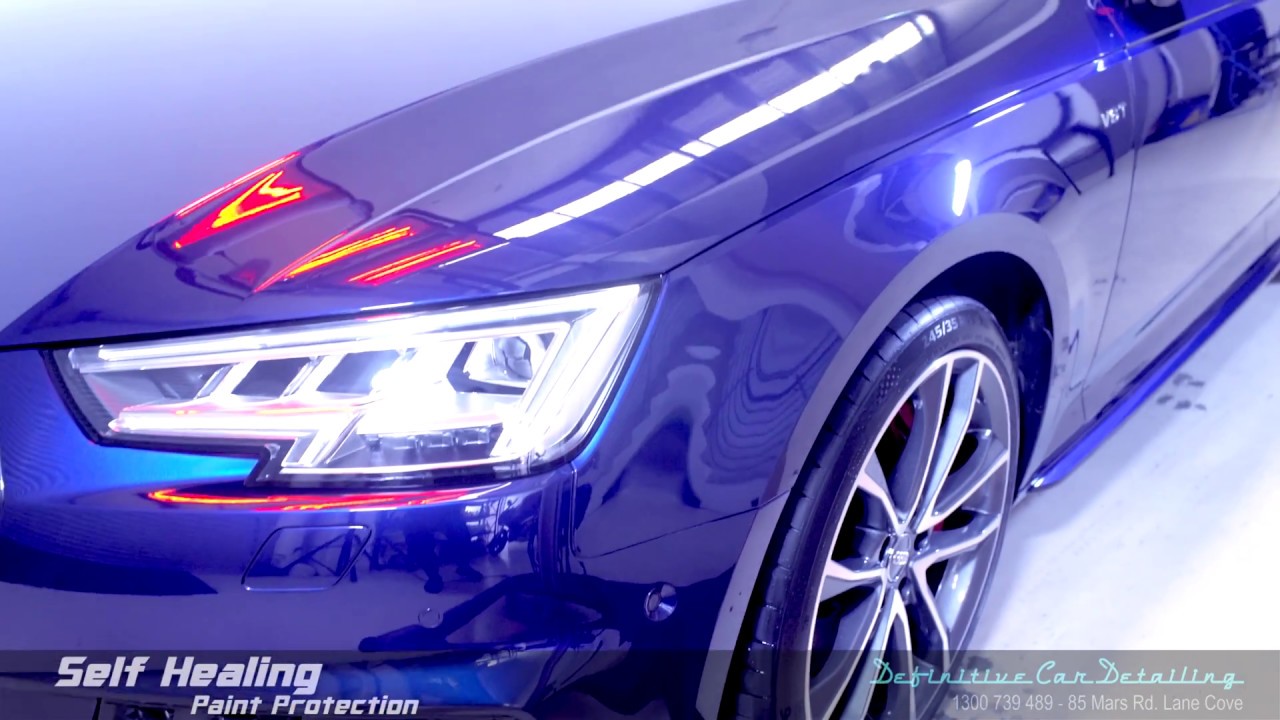Audi S4 Navarra Blue Definitive Sydney Self Healing Gloss Enhancement Paint Protection Treatment 