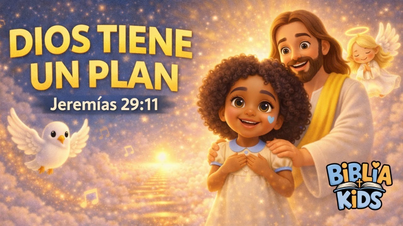 Dios Tiene un Plan 🌟 | Jerem&iacute;as 29:11 | Canci&oacute;n Infantil Cristiana | Biblia Kids