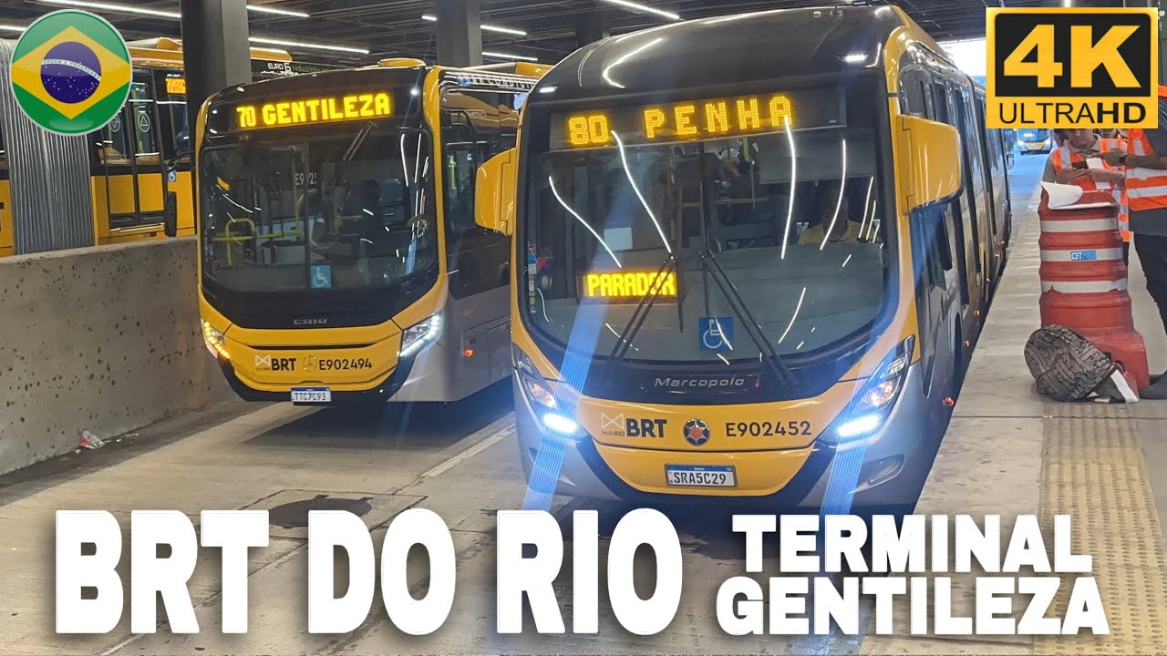Bus Rapid Transit (BRT) do Rio de Janeiro - Terminal Gentileza (2026)