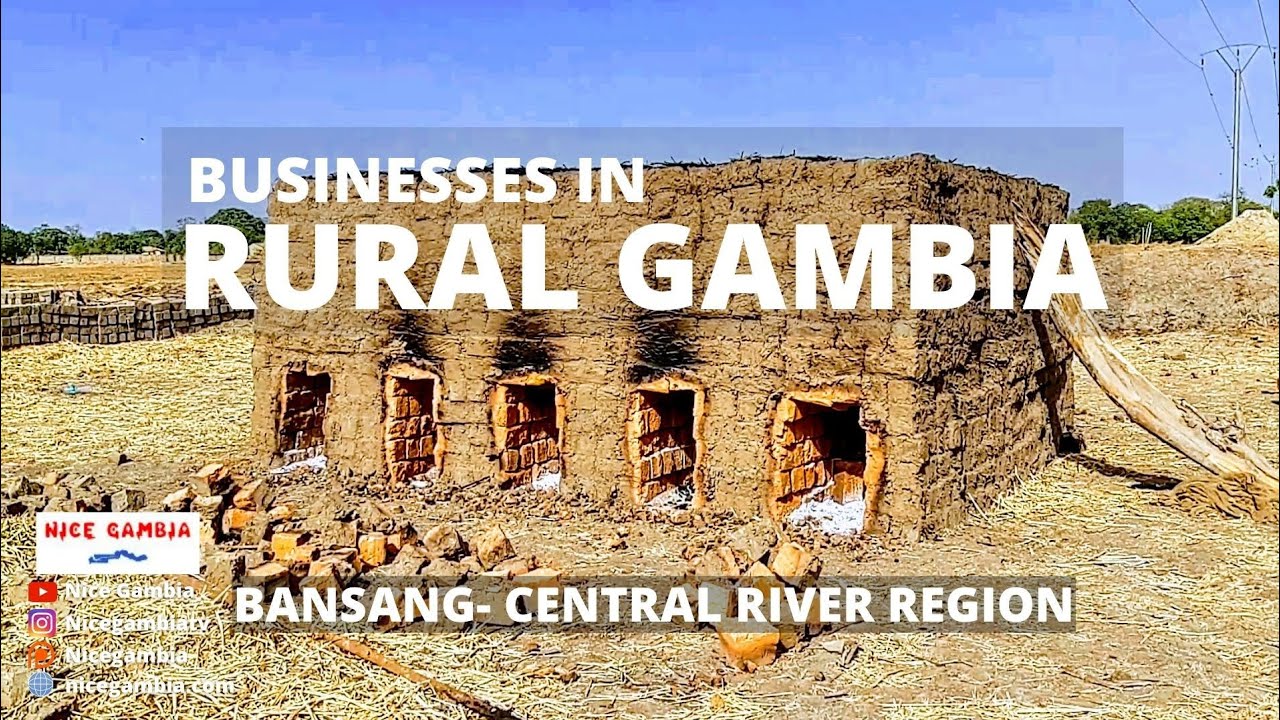 Rural Gambian businesmen - Making Fire Bricks in The Gambia | Youths in Business