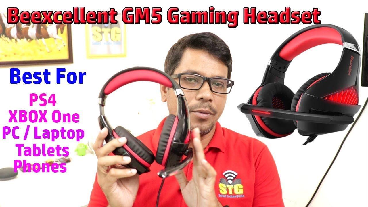 Hindi || Beexcellent GM5 Gaming Headset for PS4, XBOX One, PC, Tablets & Phones from Banggood