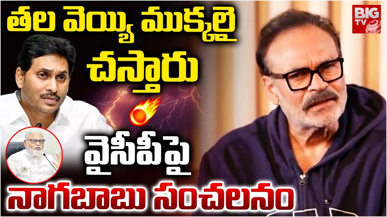 MLC Nagababu Fire on YCP | Janasena | Pawan Kalyan | Ambati Rambabu | వెయ్యి ముక్క‌లై |  BIG TV