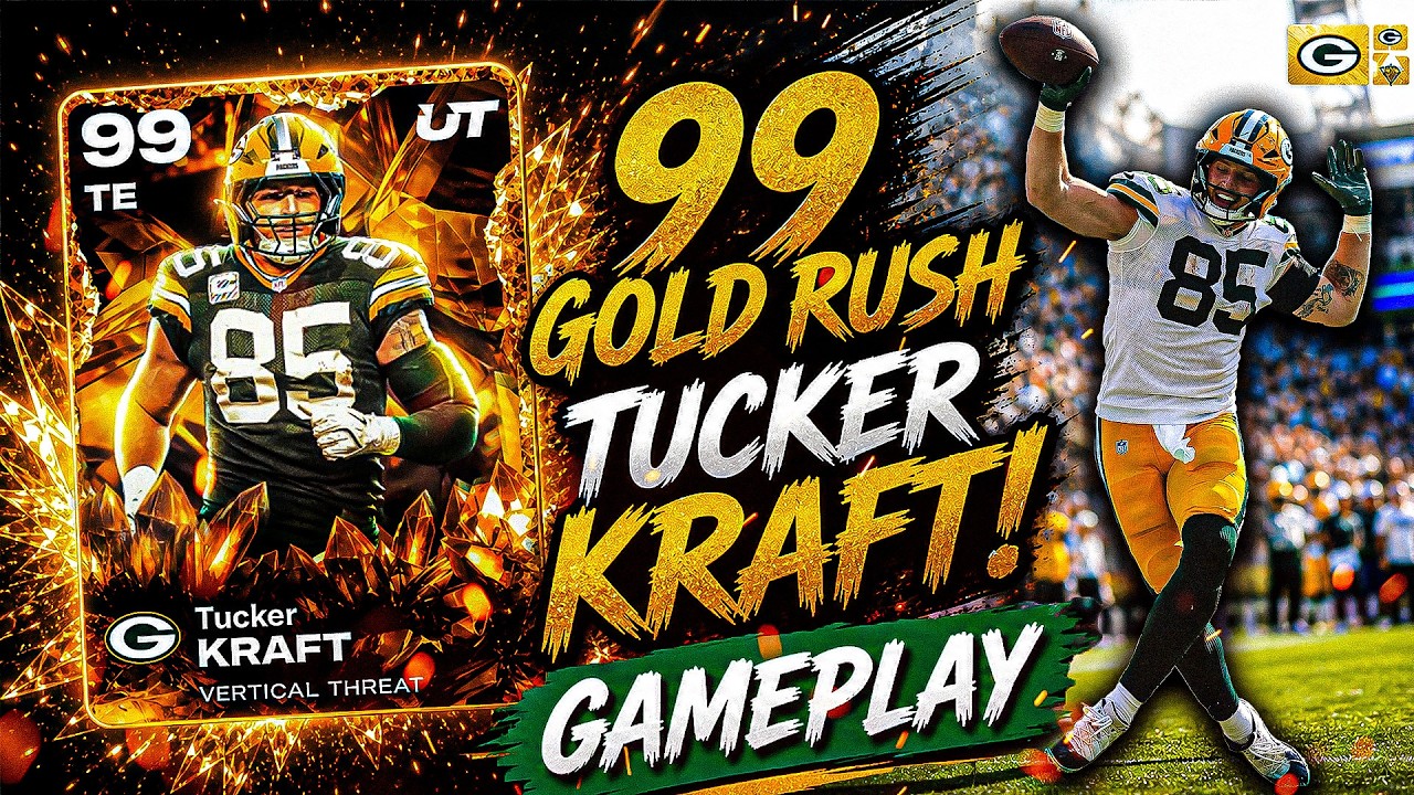 99 OVERALL GOLD RUSH TUCKER KRAFT GAMEPLAY! | MADDEN 26 ULTIMATE TEAM! | PURE PACKERS THEME TEAM!