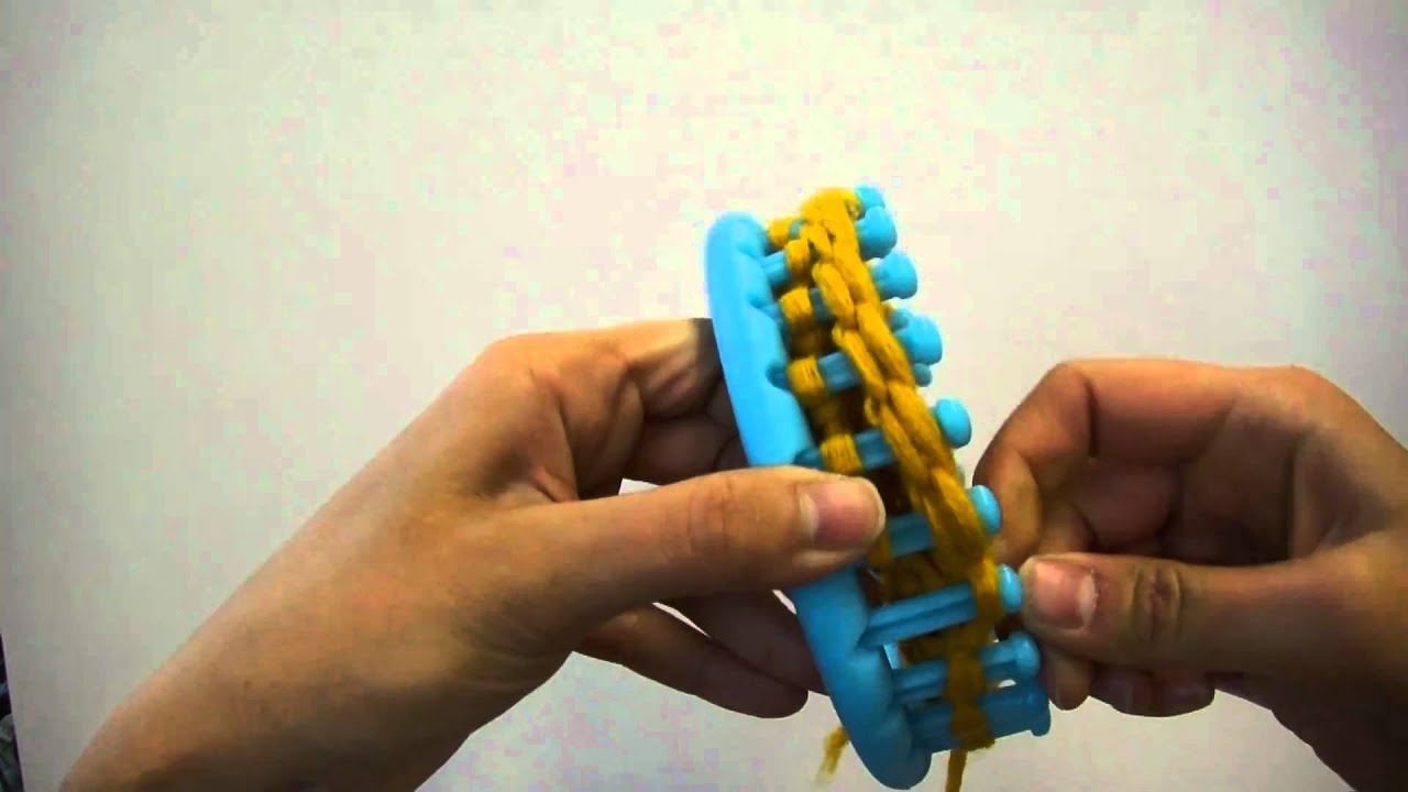 Knitting Loom (Strickring) - Stricken eines Bündchens (Video ist auch für Serenity Loom geeignet)