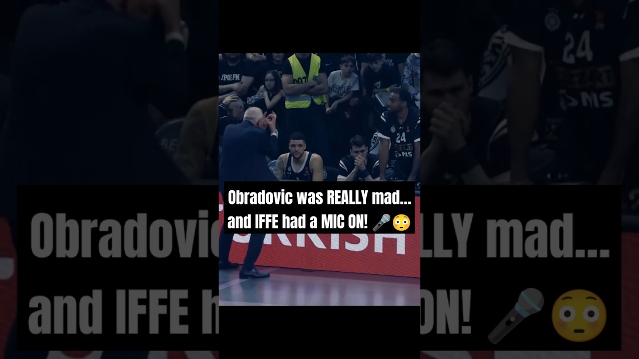 Obradovic was REALLY MAD&hellip; and Iffe had a MIC ON!