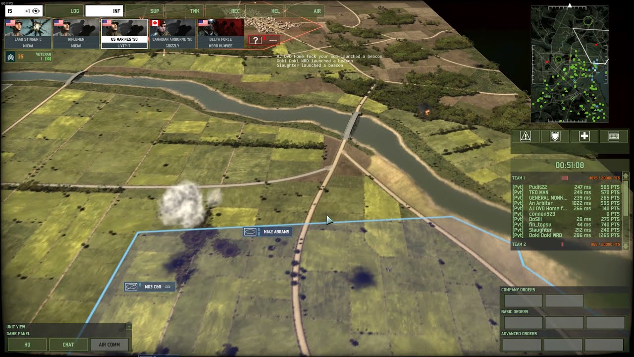 Wargame: Red Dragon | Arty Spammers & Smoke cover | Multiplayer 10 vs 10 | 21st Jan 2022