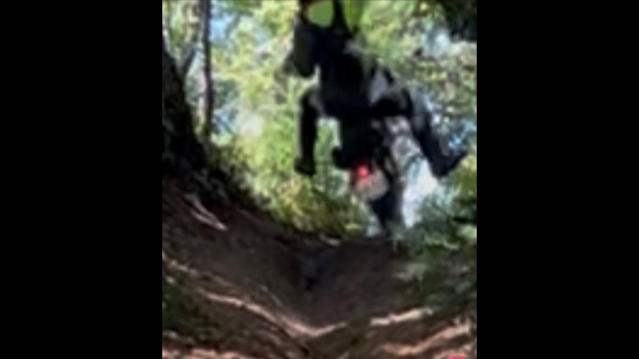 惨敗の山遊び😭今日もセローが飛ぶw