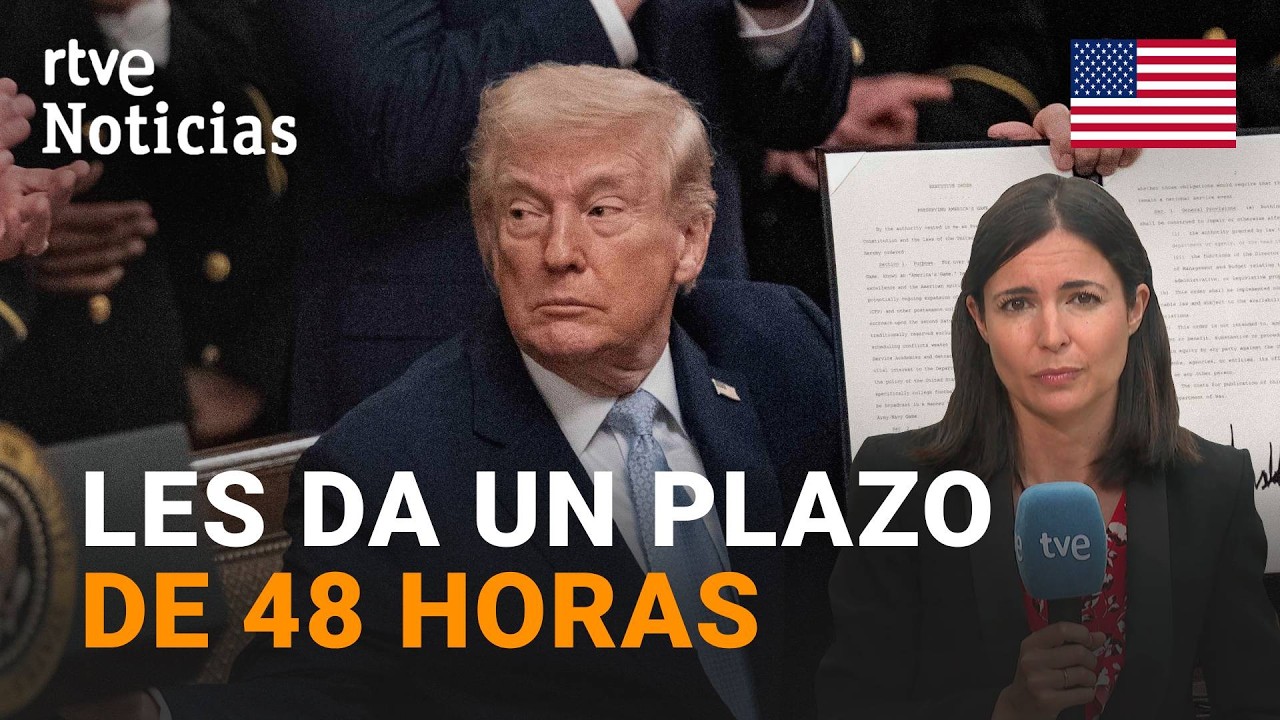 GUERRA ORIENTE MEDIO | TRUMP LANZA un ULTIM&Aacute;TUM a IR&Aacute;N para que ABRA el ESTRECHO de ORMUZ | RTVE