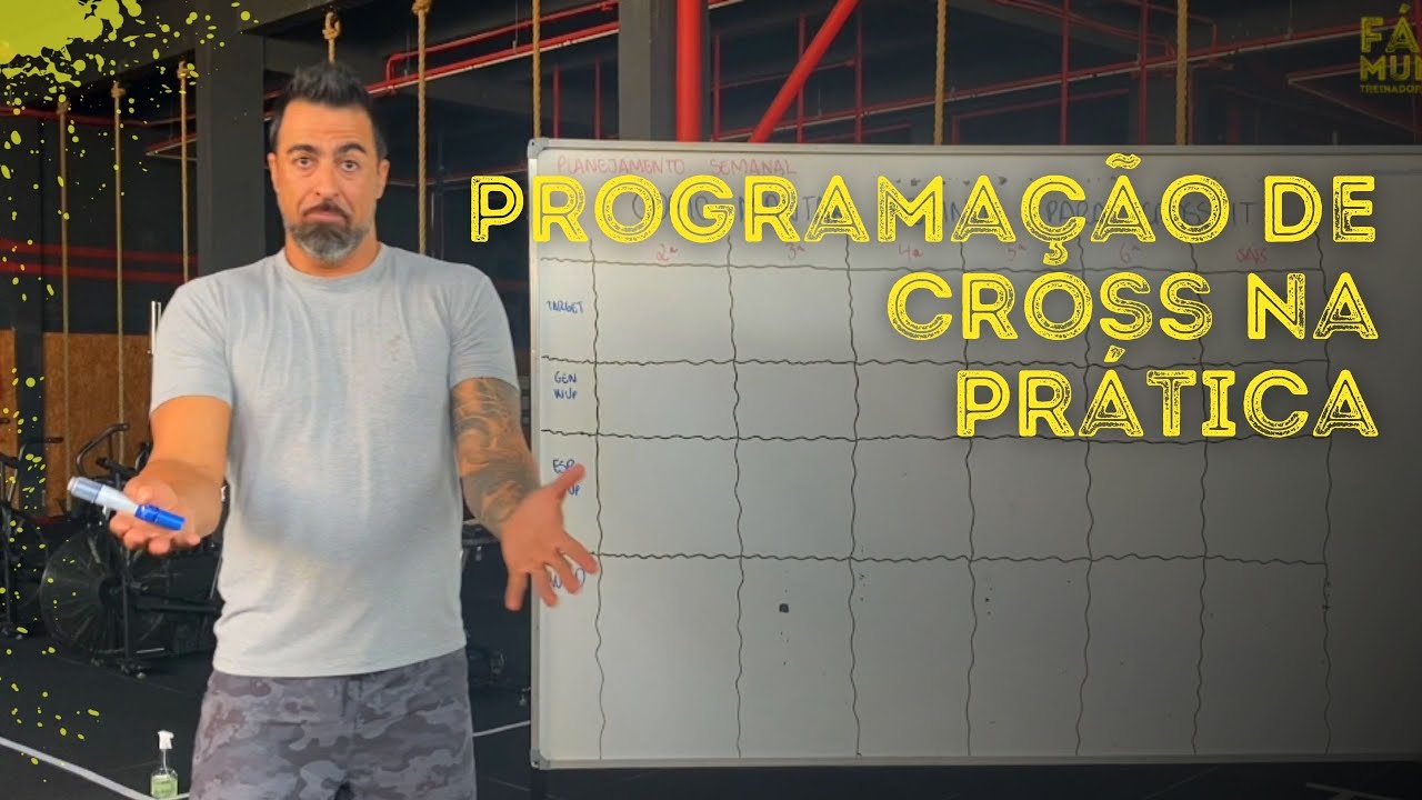 Como montar um treino de crossfit - aula prática de uma semana de programação
