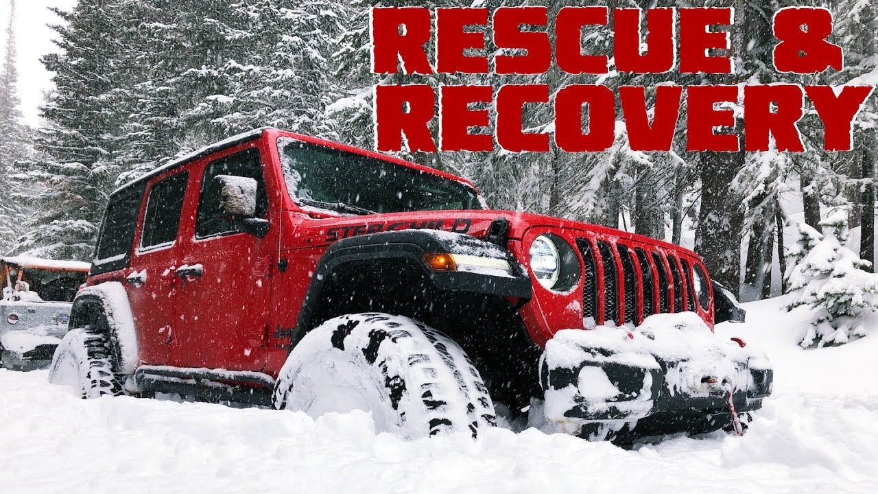 Stuck in the Snow - Rescue and Recovery!