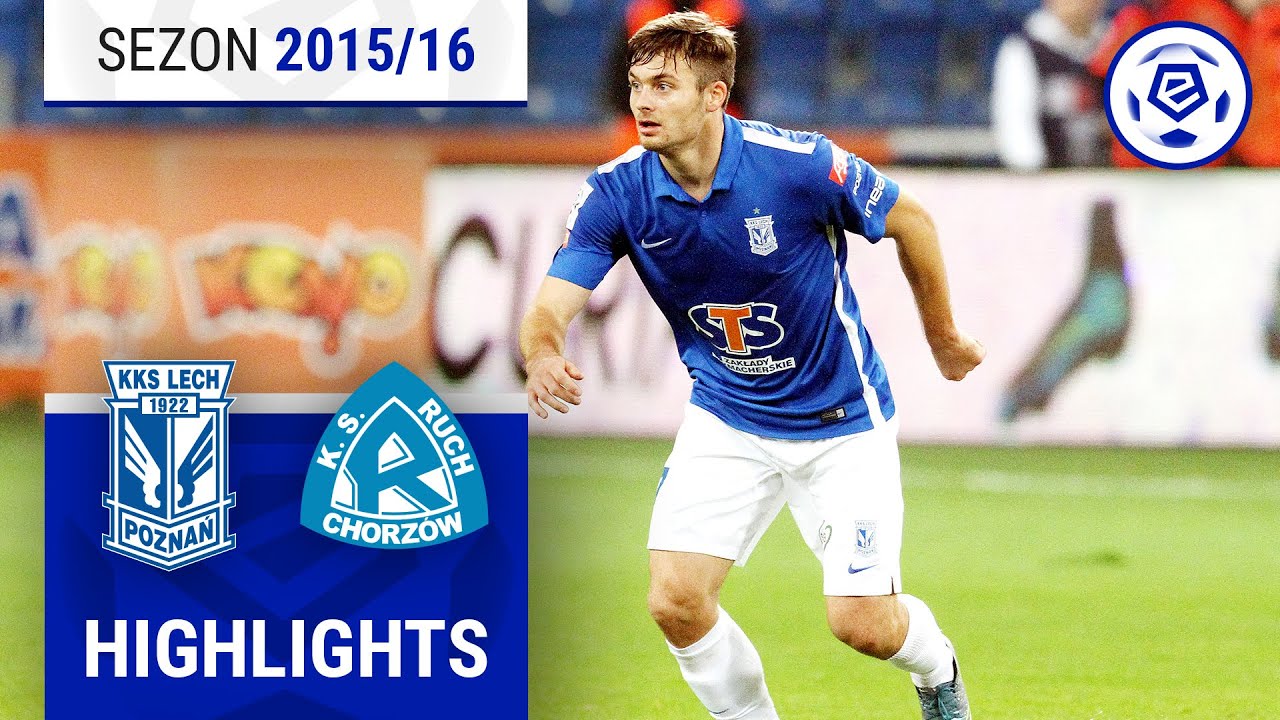 Lech Poznań - Ruch Chorzów 3:0 | SKRÓT | Ekstraklasa 2015/16 | 37. Kolejka