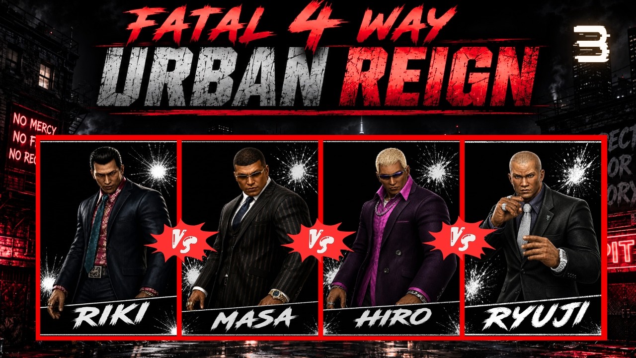Urban Reign | Fatal 4 Way (CPU vs CPU) Vol.03