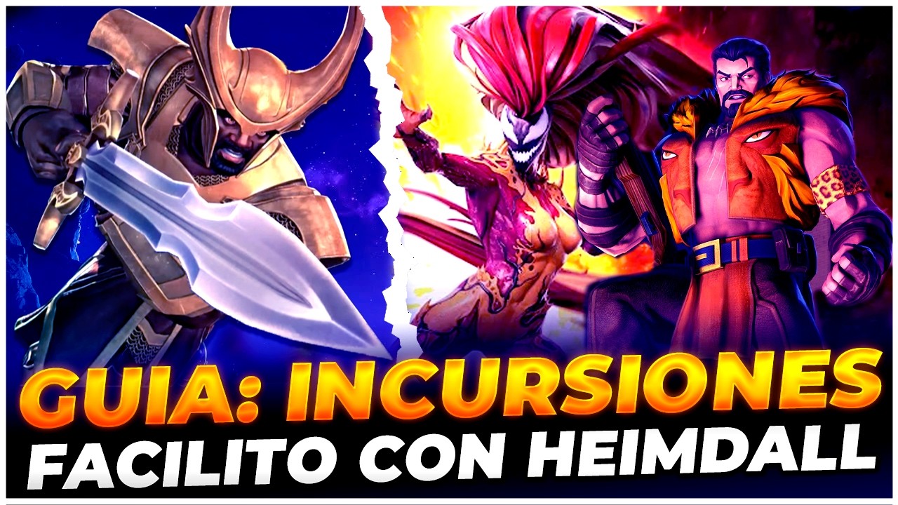 MEJORES HACKS para INCURSIONES: HEIMDALL lo HACE FACIL! | marvel batalla mcoc