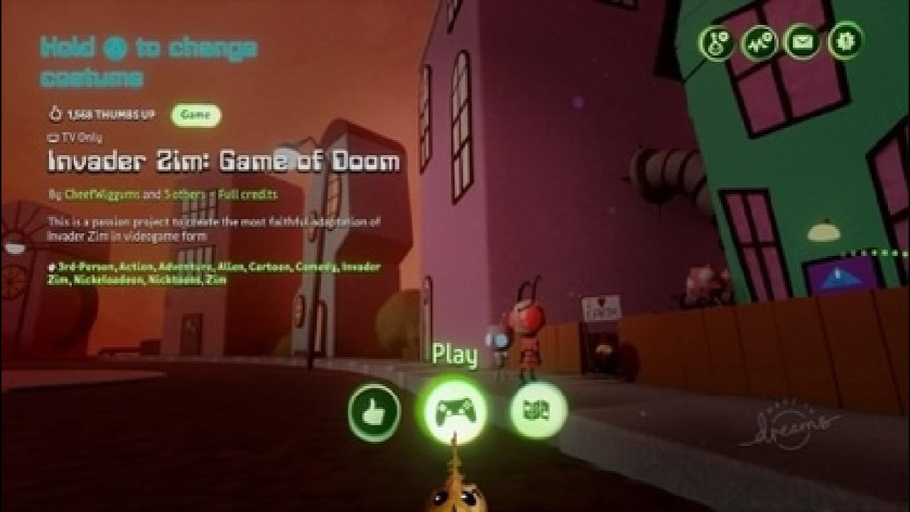 Dreams, Invader Zim: Game of Doom Demo