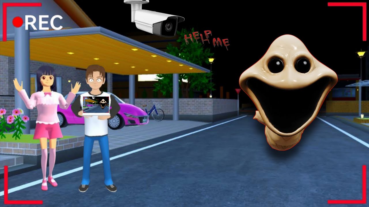 Yuta Mio Panik CCTV Merekam ada CACING BESAR ALASKA Lewat Di Depan Rumah😱 | Sakura School Simulator