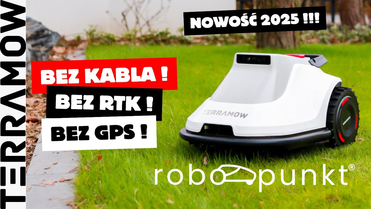 TerraMow S800 -  robot koszący bez kabla, bez GPS, bez Lidar