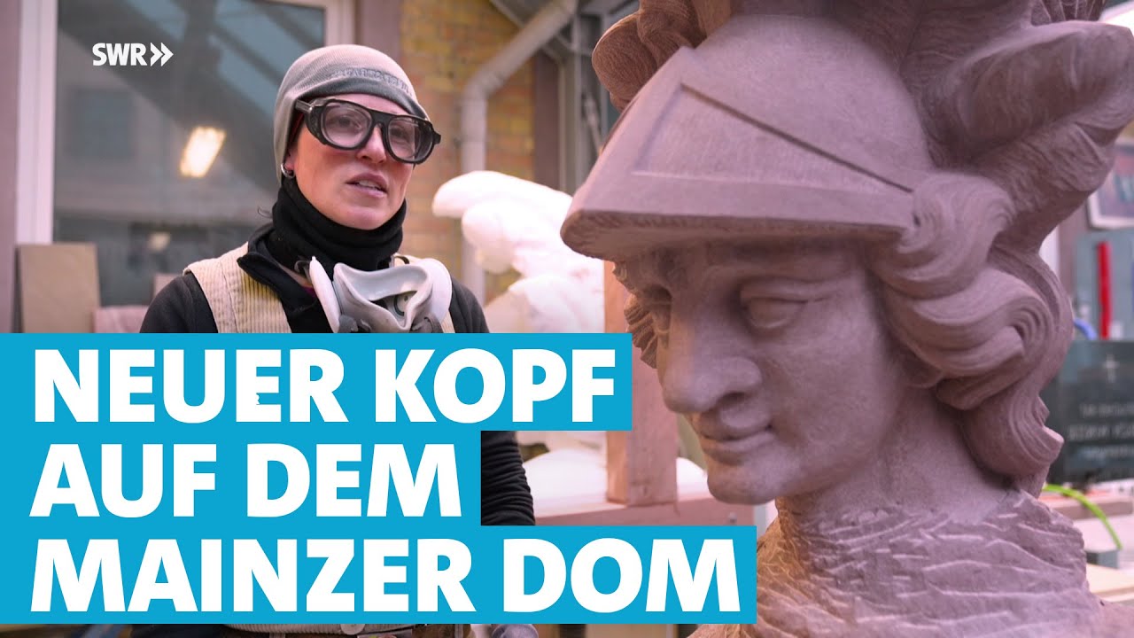 Steinmetzkunst:  Wie Sankt Martin einen neuen Kopf bekommt