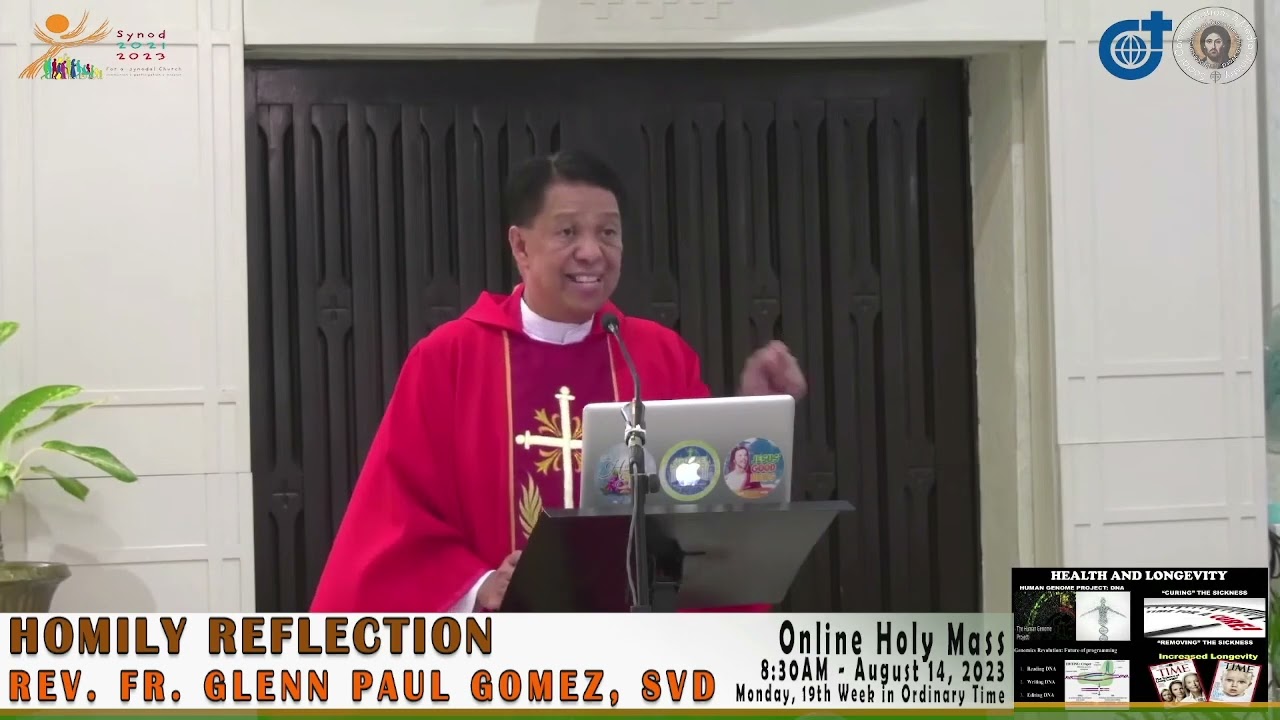 Homily Reflection of Rev. Fr. Glenn Paul Gomez, SVD
