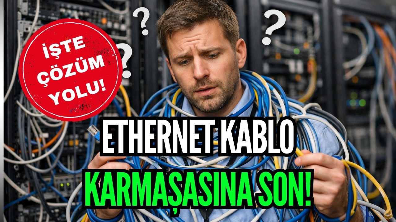 Yanlış Ethernet Kablosu İnternetinizi Yavaşlatıyor! Cat 5E&rsquo;den Cat 8&rsquo;e Rehber
