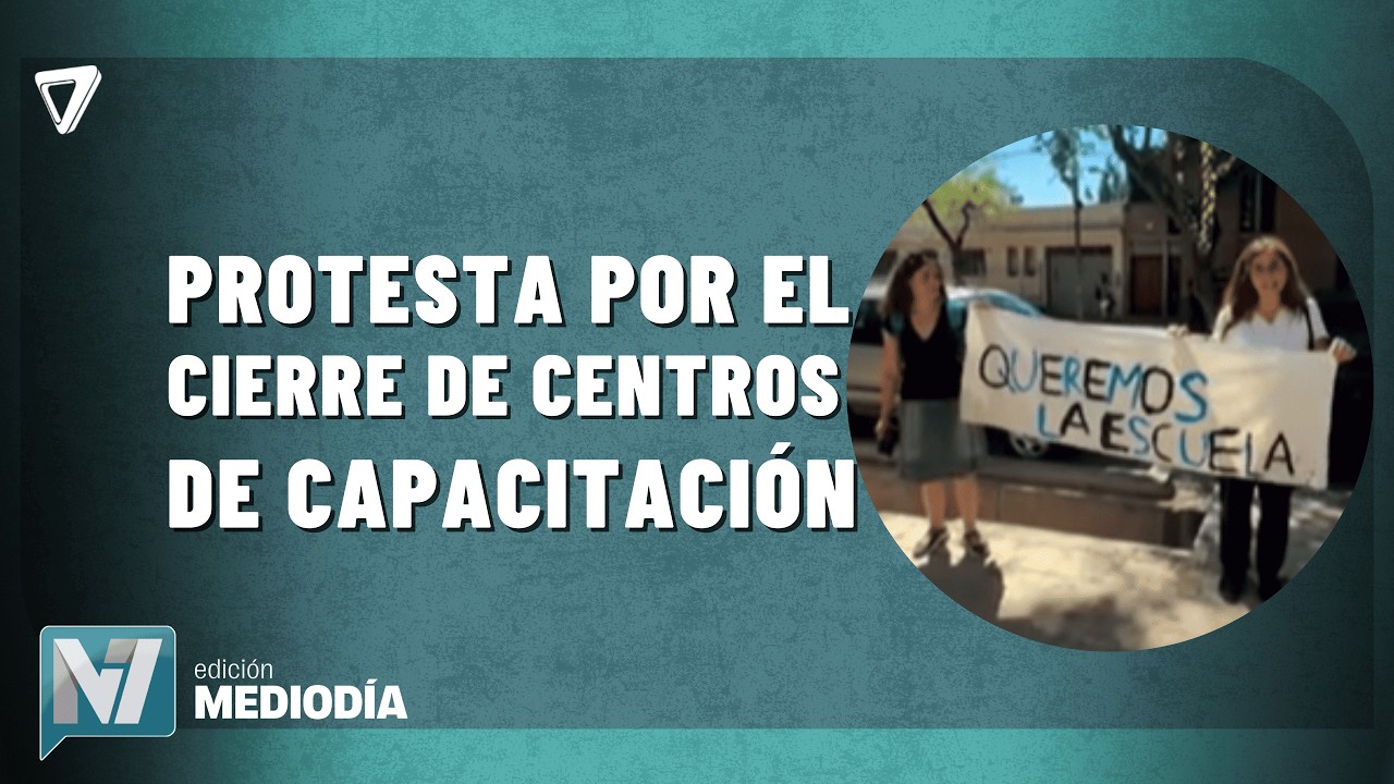 AHORA: docentes y alumnos PROTESTAN por el CIERRE de centros de CAPACITACIÓN