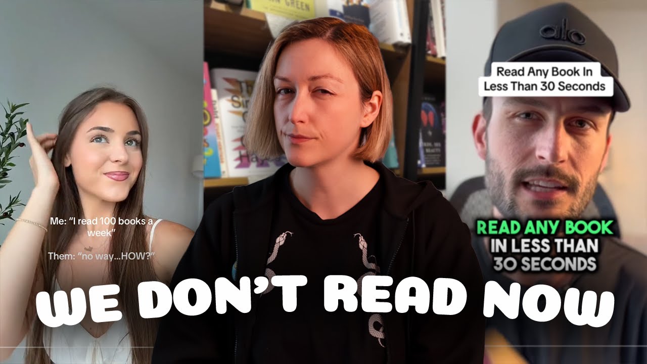 People have stopped actually reading books