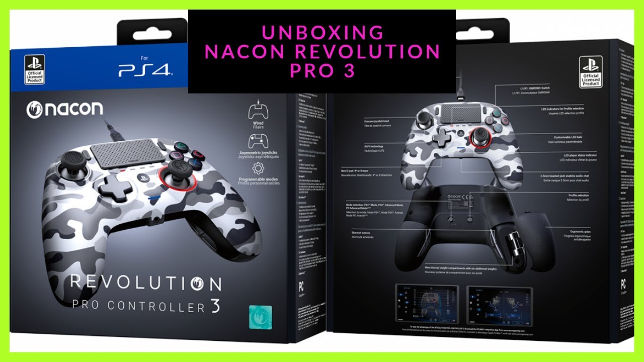 Unboxing : Nacon Revolution Pro Controller 3 [ITA] - Ecco le mie Prime Impressioni !!!