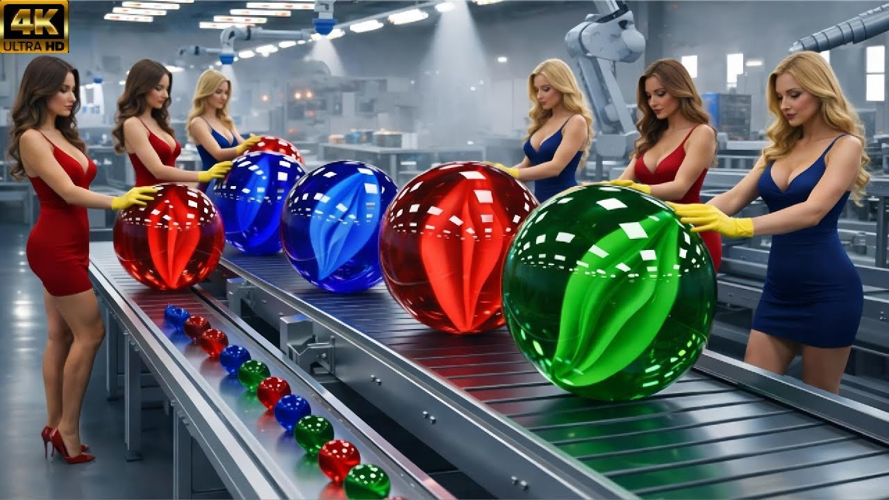 Inside a High-Tech Glass Marble Factory | From Recycled Glass to Perfect Spheres