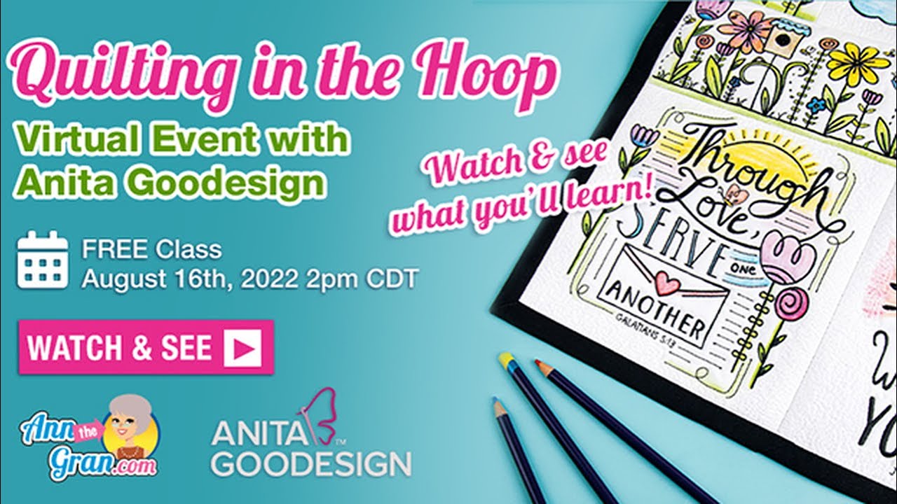 Quilting in the hoop with Anita Goodesign