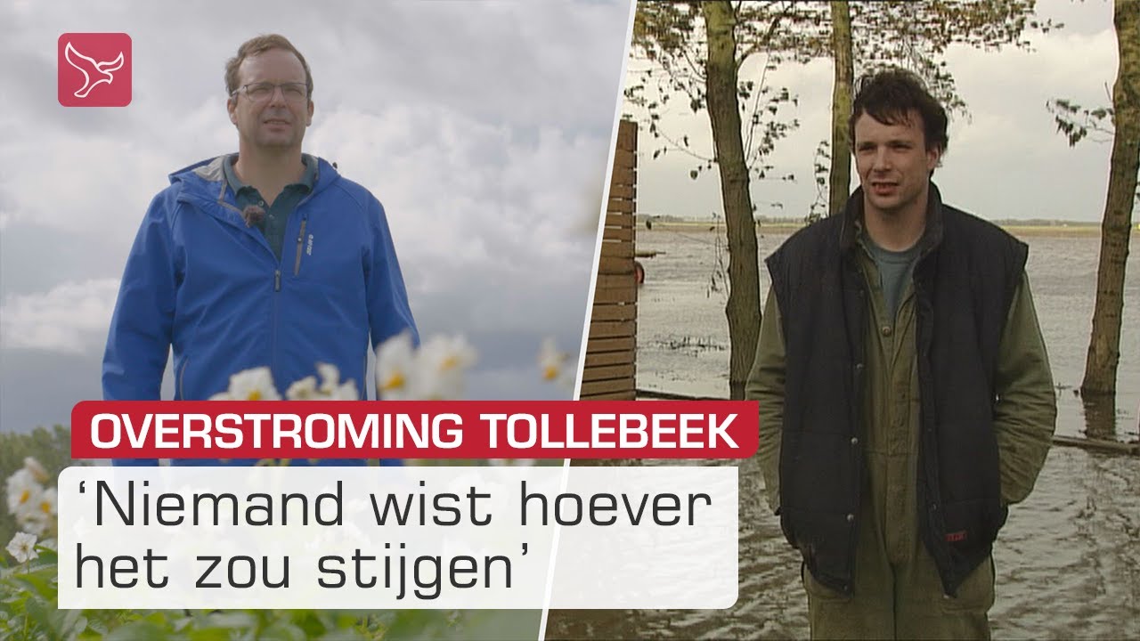 Boer Edwin Tigchelaar redt aardappelen uit zijn schuur tijdens overstroming | Omroep Flevoland
