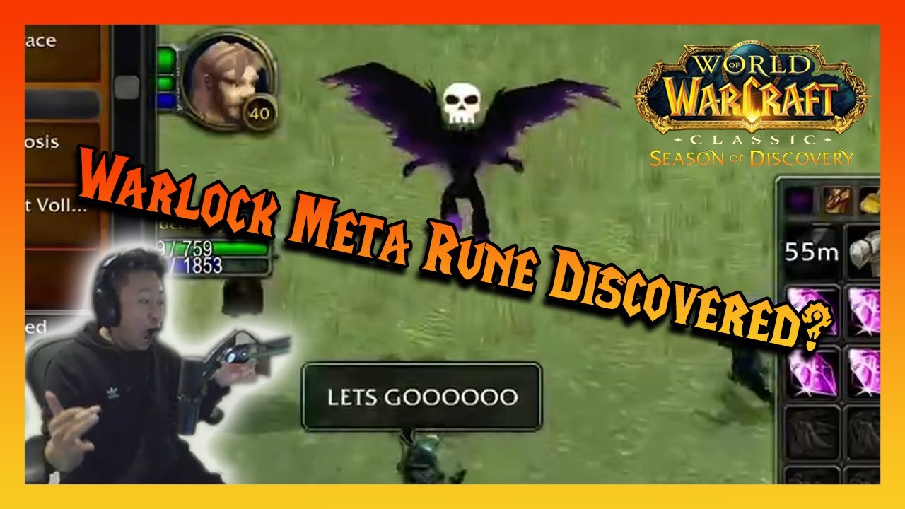 METAMORPHOSIS WARLOCK RUNE DISCOVERED in SoD !! | WoW Classic Moments #1 | #seasonofdiscovery