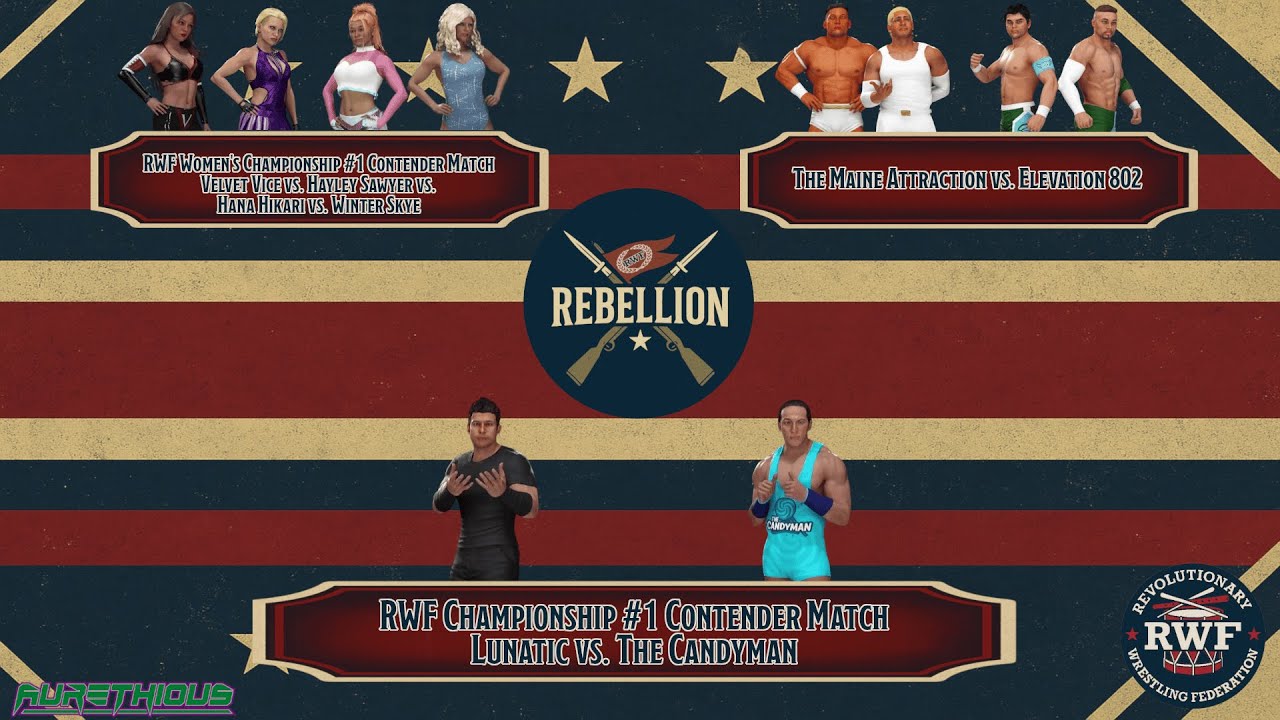 RWF Rebellion - December 2025, Week 1 - All Custom WWE 2K25 Universe