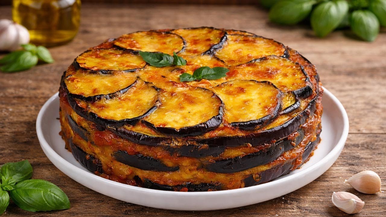 Eggplant cake recipe with baked eggplants – The eggplant that drives everyone crazy!Eggplant cake