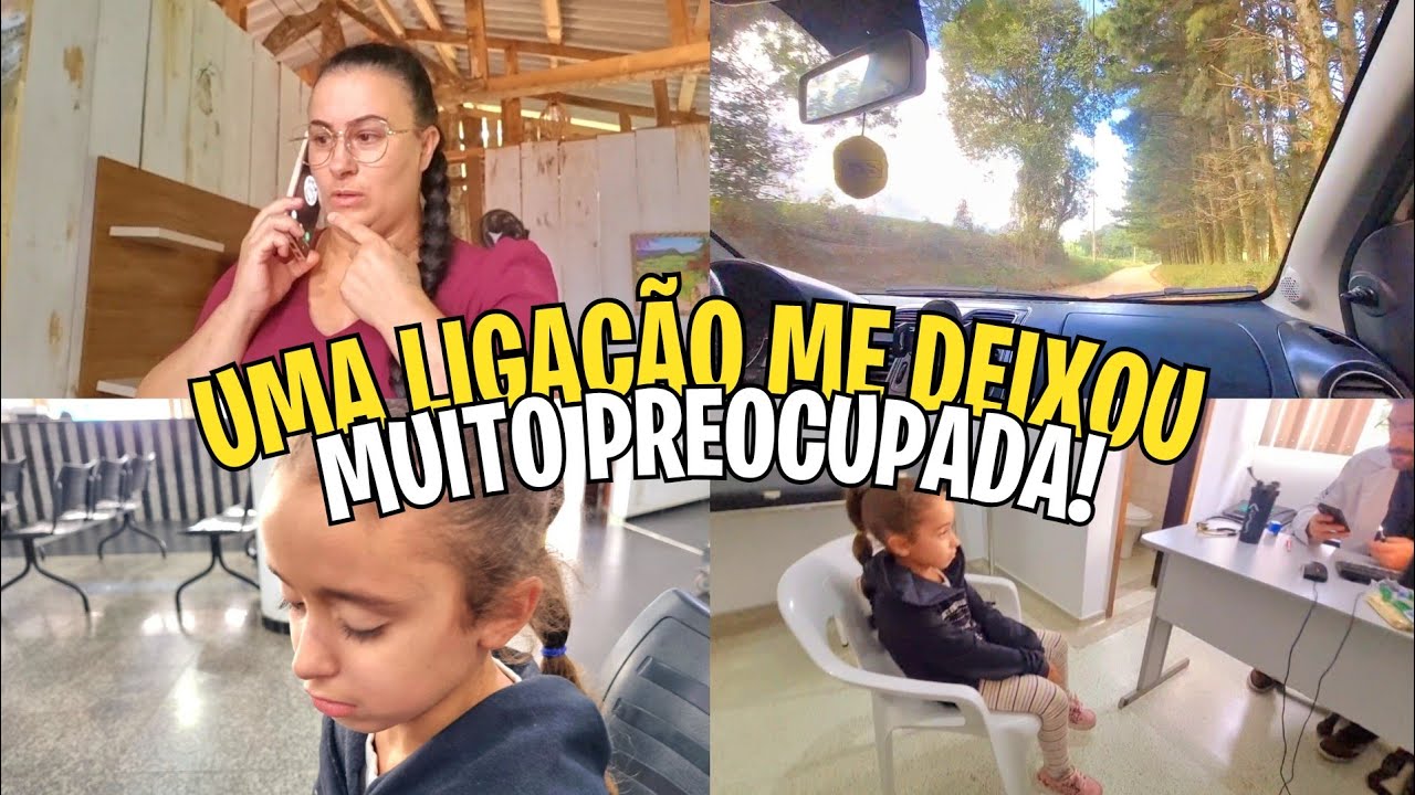 UMA LIGAÇÃO E FIQUEI MUITO PREOCUPADA!ERA PRA SER UM VLOG MAS ACABOU NO HOSPITAL