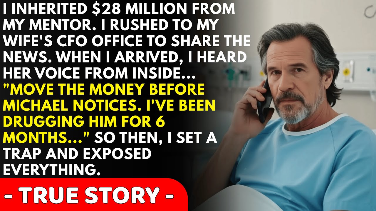 My mentor left me $28 million in stock. I went to surprise my wife at her office. Then I heard he...