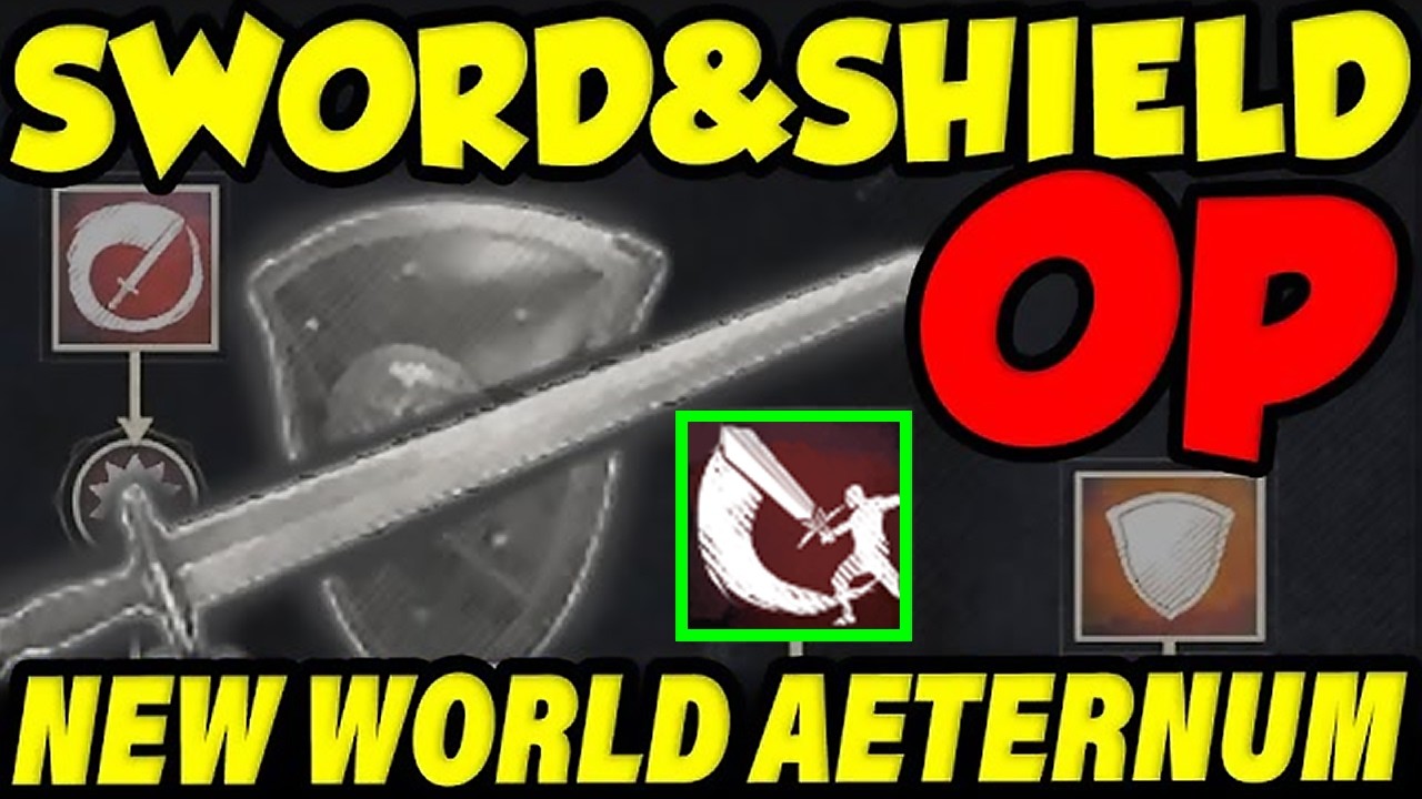 (UPDATED) Sword and Shield MASSIVE BUFFS In New World! Best SWORD AND SHIELD Build For New World!