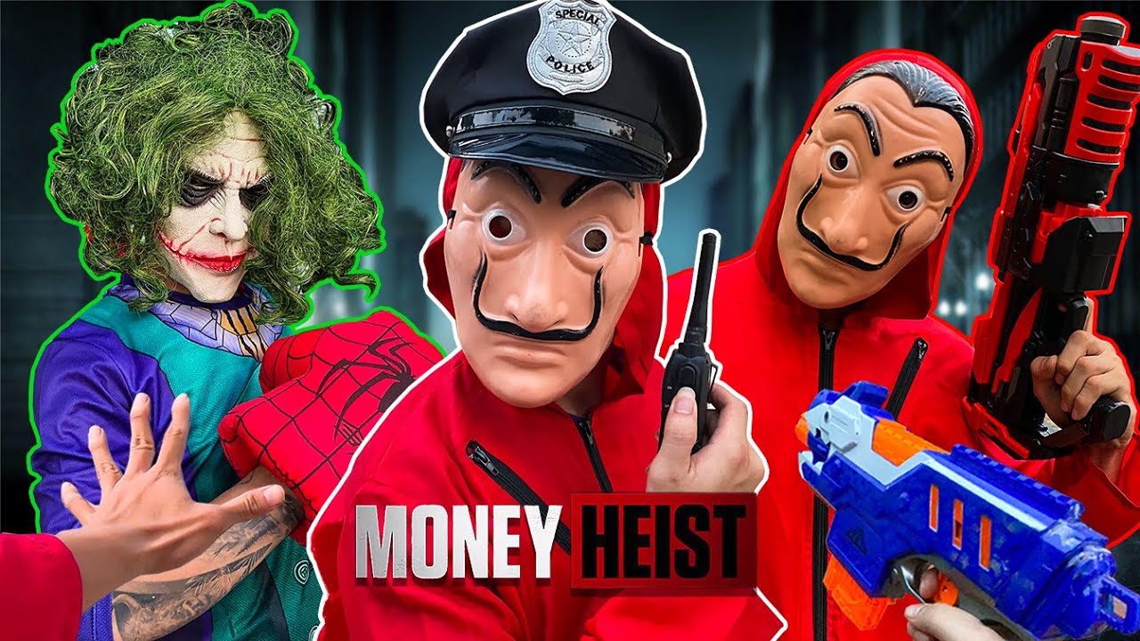 MONEY HEIST vs BAD POLICE IN REAL LIFE (Epic Parkour POV Chase)