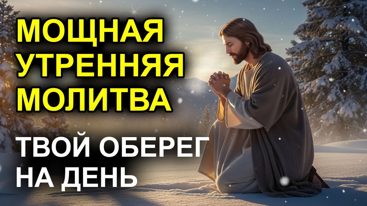 УТРЕННЯЯ МОЛИТВА — СИЛЬНЕЙШИЙ ОБЕРЕГ НА ВЕСЬ ДЕНЬ. Беды обойдут стороной