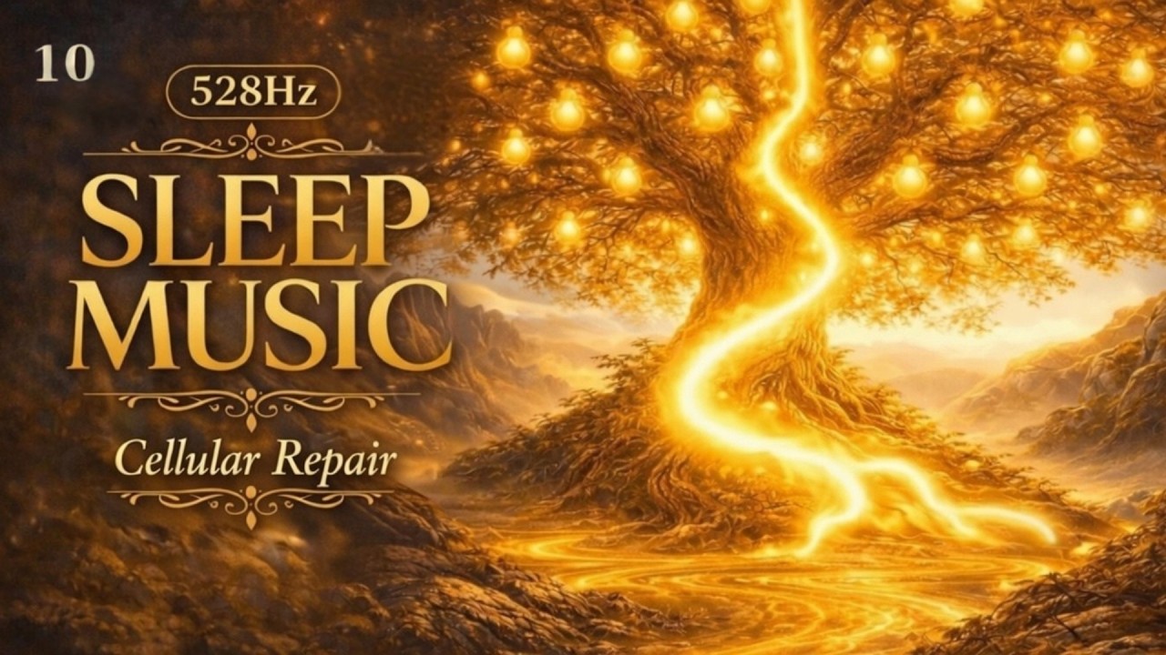 Deep Sleep Music 528Hz Soft Felt Piano | Ginseng Fruit Tree Deep Cellular Repair | Attraction Space