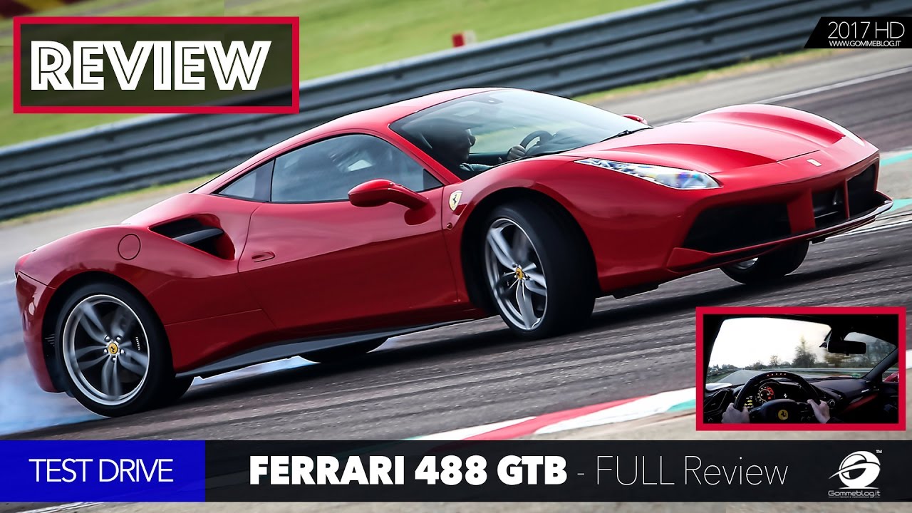 Ferrari 488 GTB  TEST DRIVE + REVIEW [ + FLATOUT + POWERSLIDE ]