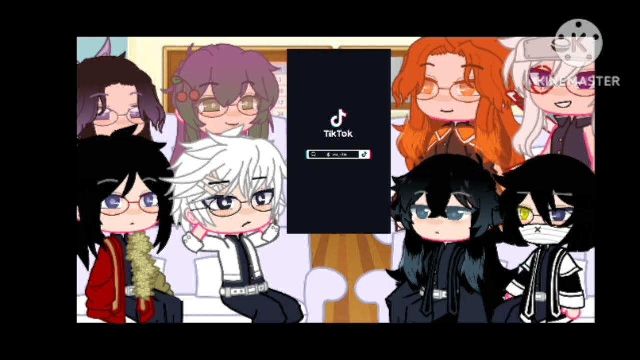 Hashiras react to Tanjiro as a random videos+songs
