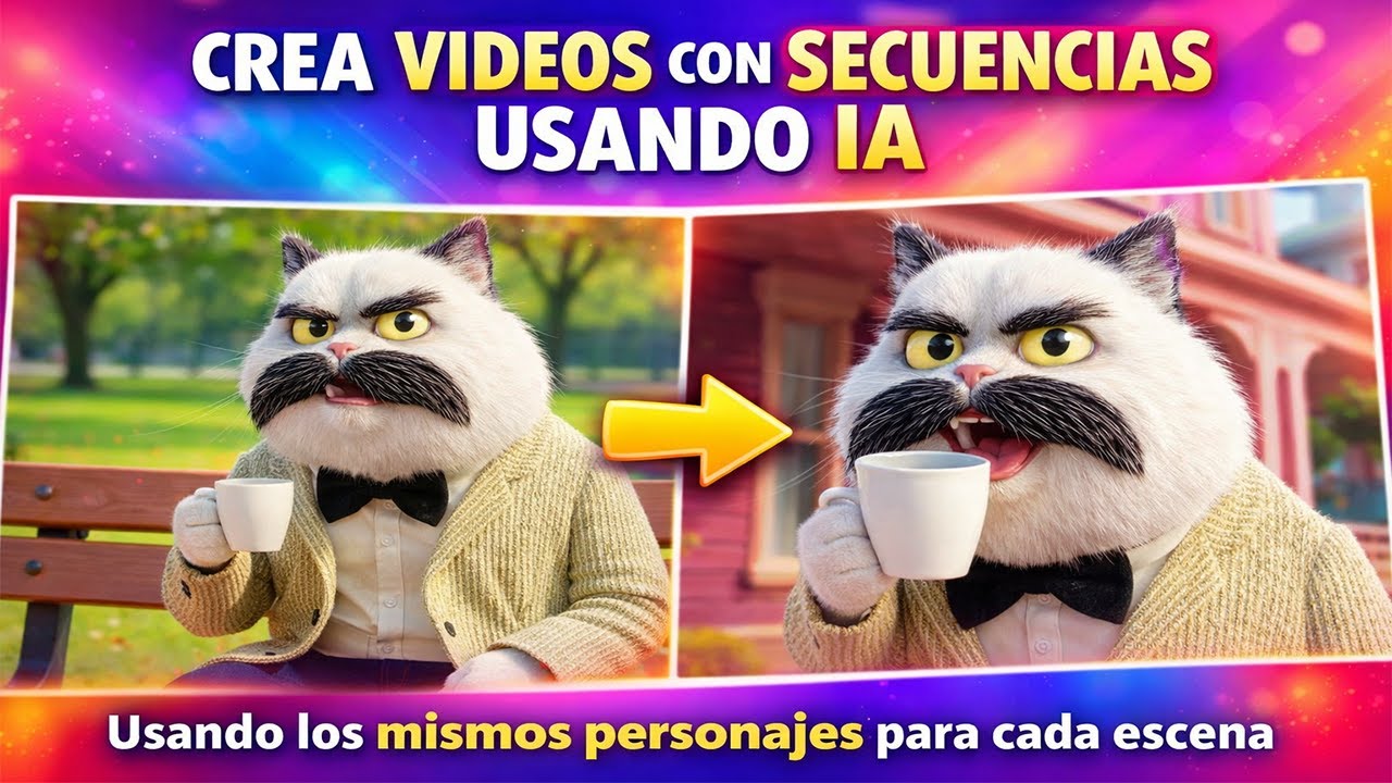 COMO crear VIDEOS con SECUENCIAS usando META AI (GUIA 2026)