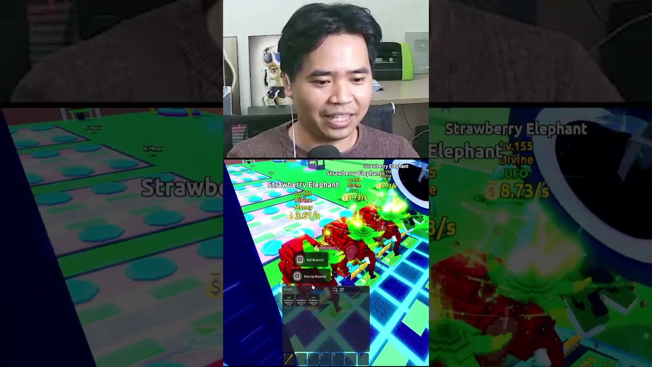 ĂN TRỘM ĐƯỢC BRAINROTS VOI D&Acirc;U T&Acirc;Y  #roblox