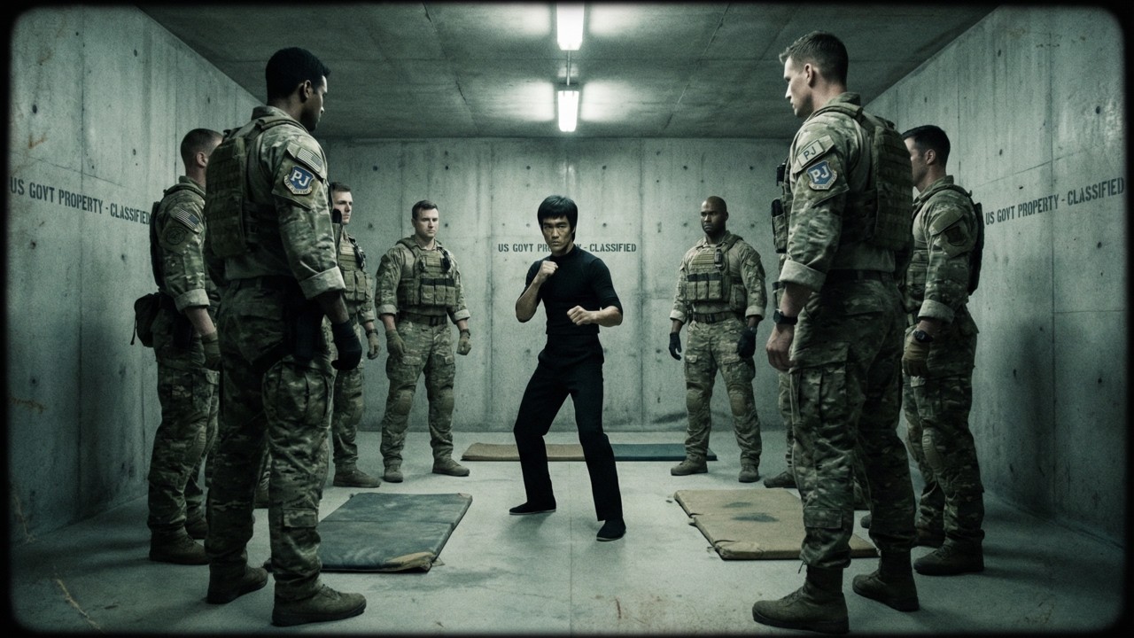 8 CIA Operatives Attacked Bruce Lee Simultaneously at Classified Facility — 23 Seconds Shocked All