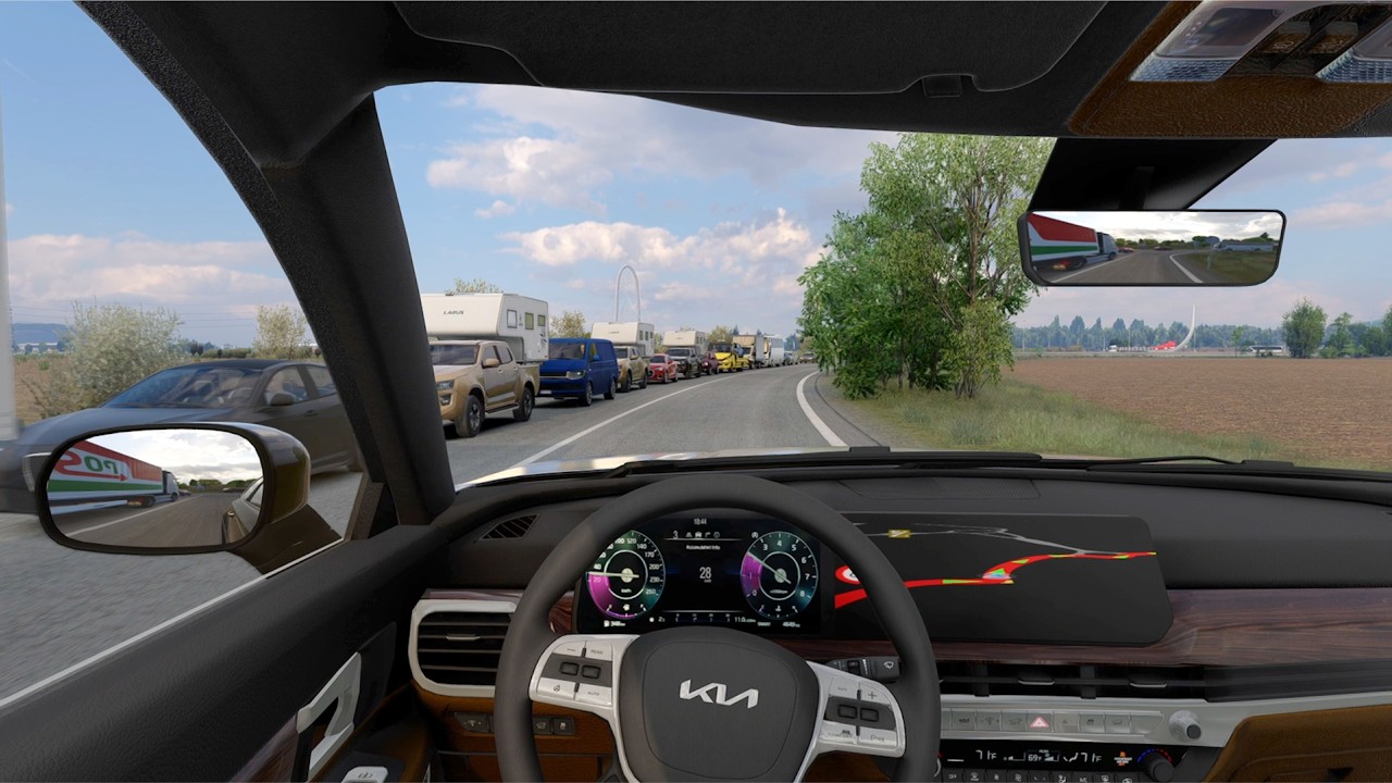 Kia Telluride SX X Pro | Euro Truck Simulator 2 [Steering Wheel Game Play] #ets2